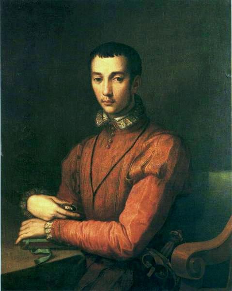 Alessandro Allori Portrait of Francesco de' Medici. France oil painting art